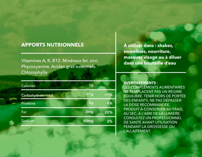 Spiruline de Hawaii - 150g